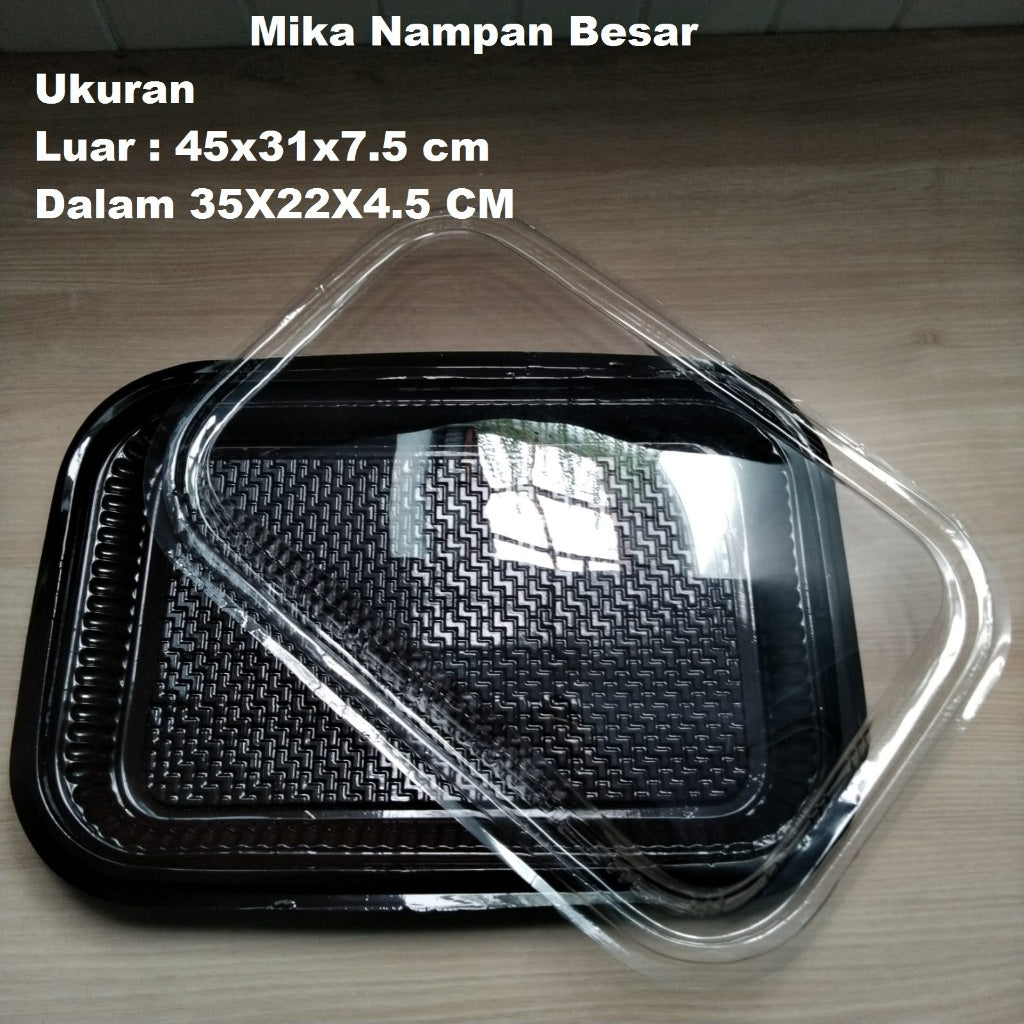 Pekanbaru Box/ Kotak Mika Nampan Alas Coklat Berbagai Ukuran