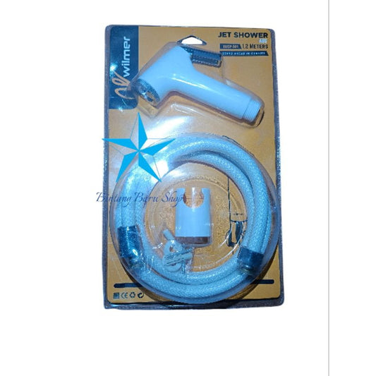 Pekanbaru Jet Shower Toilet Wilmer / Semprotan Cebok / Shower Bidet Warna Putih