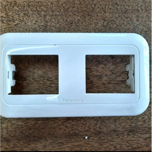 Pekanbaru Plat Panasonic Wej78049W / Frame Saklar Panasonic 2 Gang Wej 78049W