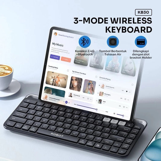 Pekanbaru Keyboard Wireless Robot Kb30 ( Bluetooth )