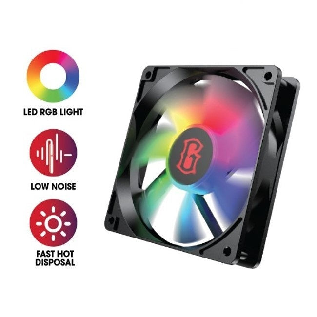 Pekanbaru Gamen Gcf100 Gaming Fan Case Rgb Pc