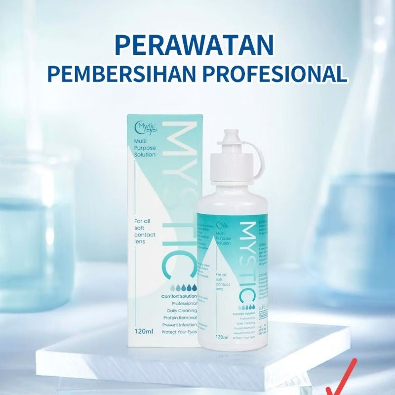 Pekanbaru (60Ml/120Ml) Cairan Softlens Mystieyes /Dinkes/Air Softlens/ Tetesan Softlens