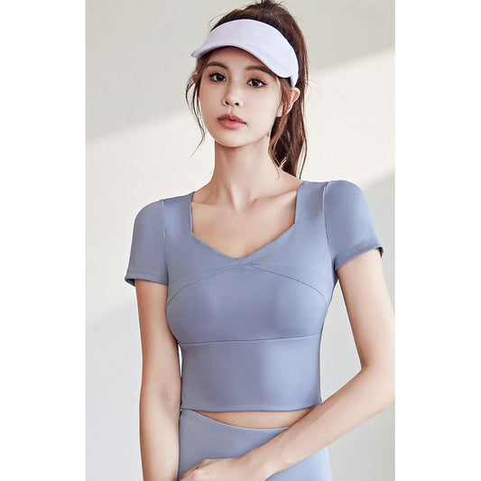 Pekanbaru JevyActive - WM002SS - Jeni Top - Baju Olahraga Wanita - Baju Lengan Pendek