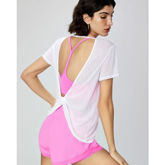 Pekanbaru JevyActive - WM008SS - Hani Top - Baju Olahraga Wanita - Baju Lengan Pendek