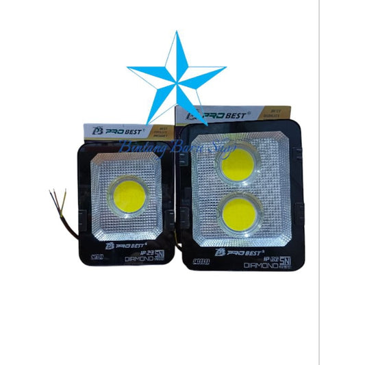 Pekanbaru Lampu Sorot Pro Best Cob 50W 100W Outdoor Flood Light / Kap Sorot / Lampu Tembak Cahaya Putih