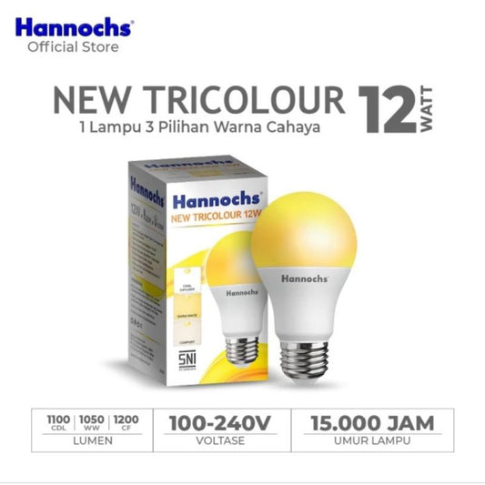 Pekanbaru Lampu Hannochs Led New Tricolour 10W Dan 12W
