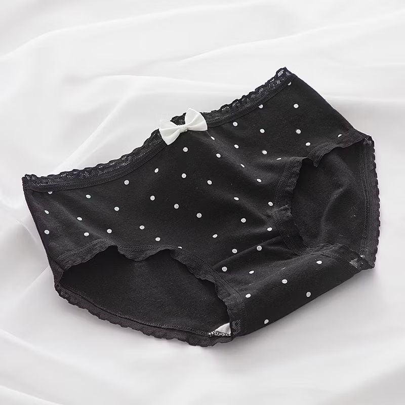 Pekanbaru Celana Dalam Wanita Motif Strawberry Fashion Jepang Crotch Mid Waist