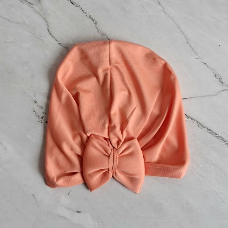 Turban Anak Pita Polos/Turban Kitty Packing plastik perpcs