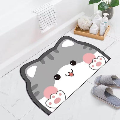 Pekanbaru Keset Lantai Cartoon Anti Slip Daya Serap Tinggi Ukuran 40 X 60 Cm Keset