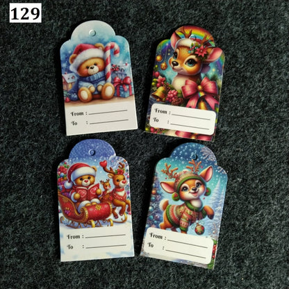 Pekanbaru Christmas Hang Tag / Tag Natal Berbagai Motif Per Pack