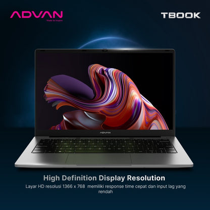 Pekanbaru Laptop Advan Tbook Intel N100 / 8Gb / 128Gb / 384Gb / 14" / Win 11