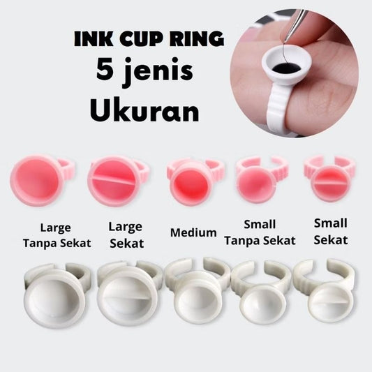 Pekanbaru 0Ring Glue Eyelash Extension Cincin Lem Tinta Wadah Eyelashes Ink Cup Bulu Mata