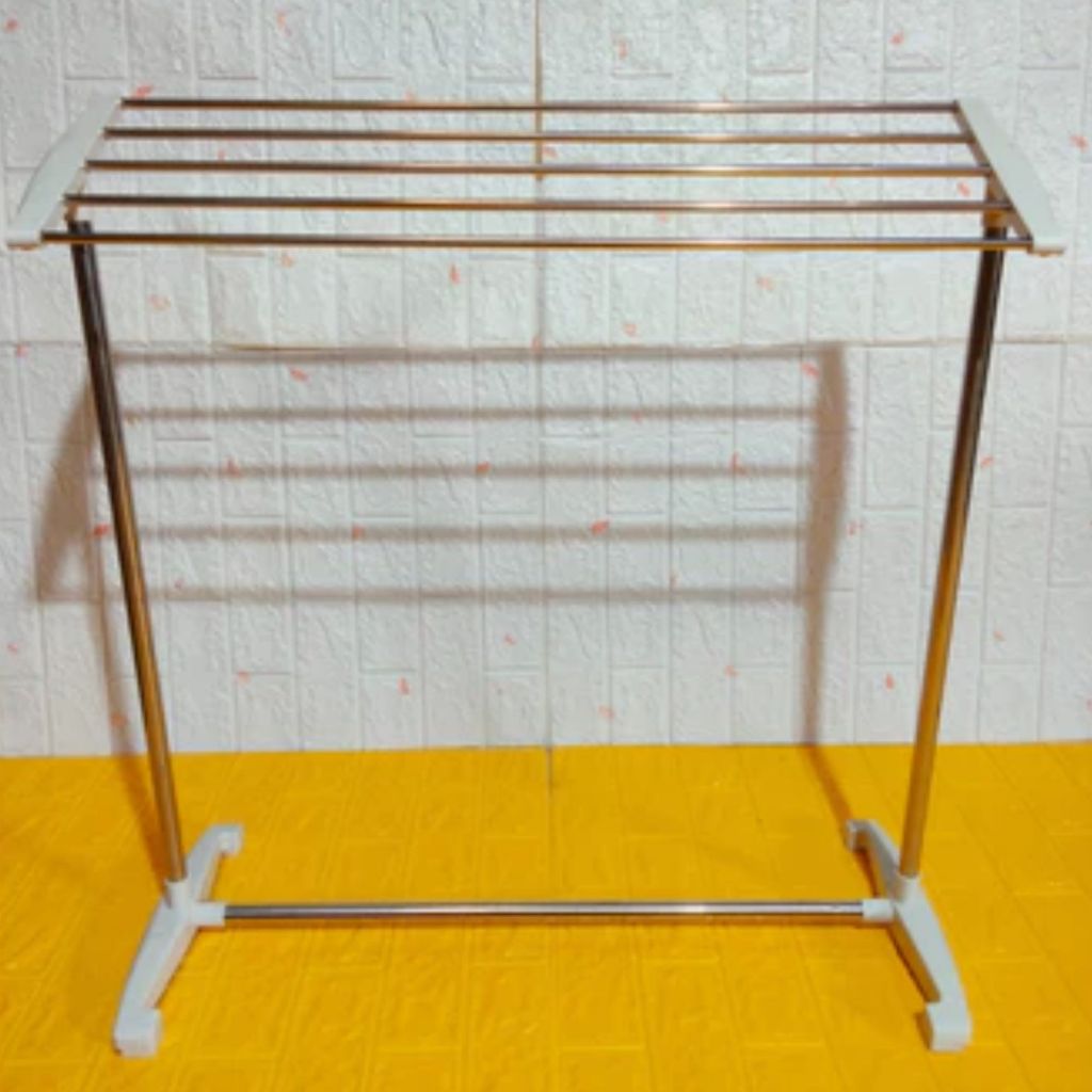 Jemuran Handuk Stainless SUNNY Rak Handuk Gantungan Pakaian Keset Warna Hitam Biru