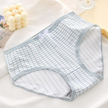 Pekanbaru Celana Dalam Wanita Motif Strawberry Fashion Jepang Crotch Mid Waist