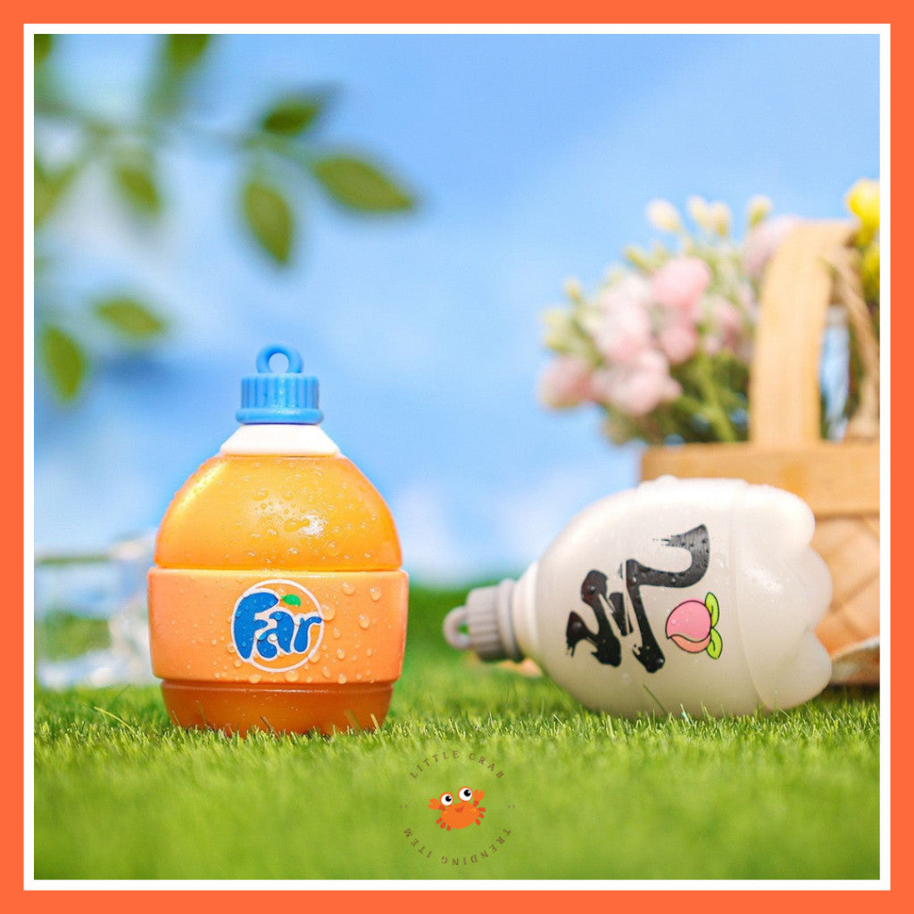 [littlecrab] Gantungan Kunci Botol Soda Gemoy Gendut Cola Keychain Aesthetic Sprite Fanta Pepsi