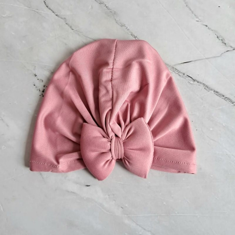Turban Anak Pita Polos/Turban Kitty Packing plastik perpcs