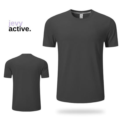 Pekanbaru JevyActive - M002SS - Seo Joon Top - Baju Olahraga Pria - Lengan Pendek Pria