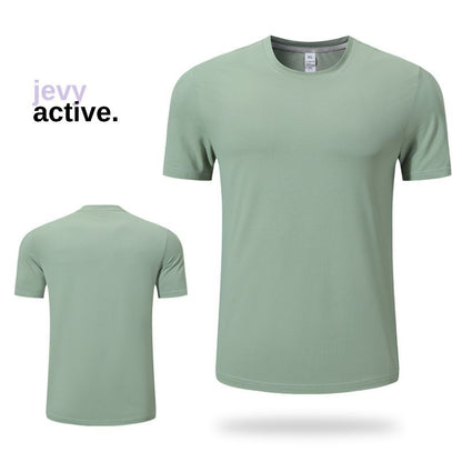 Pekanbaru JevyActive - M002SS - Seo Joon Top - Baju Olahraga Pria - Lengan Pendek Pria