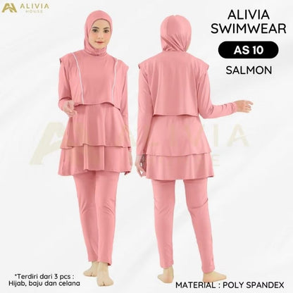 Pekanbaru Alivia Swimwear As10 - Baju Renang Muslimah Syari Dewasa Wanita Muslim