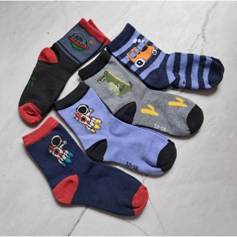 Kaos Kaki Anak Motif Karakter Lucu PAUD, TK dan SD laki-laki, perempuan bahan bagus