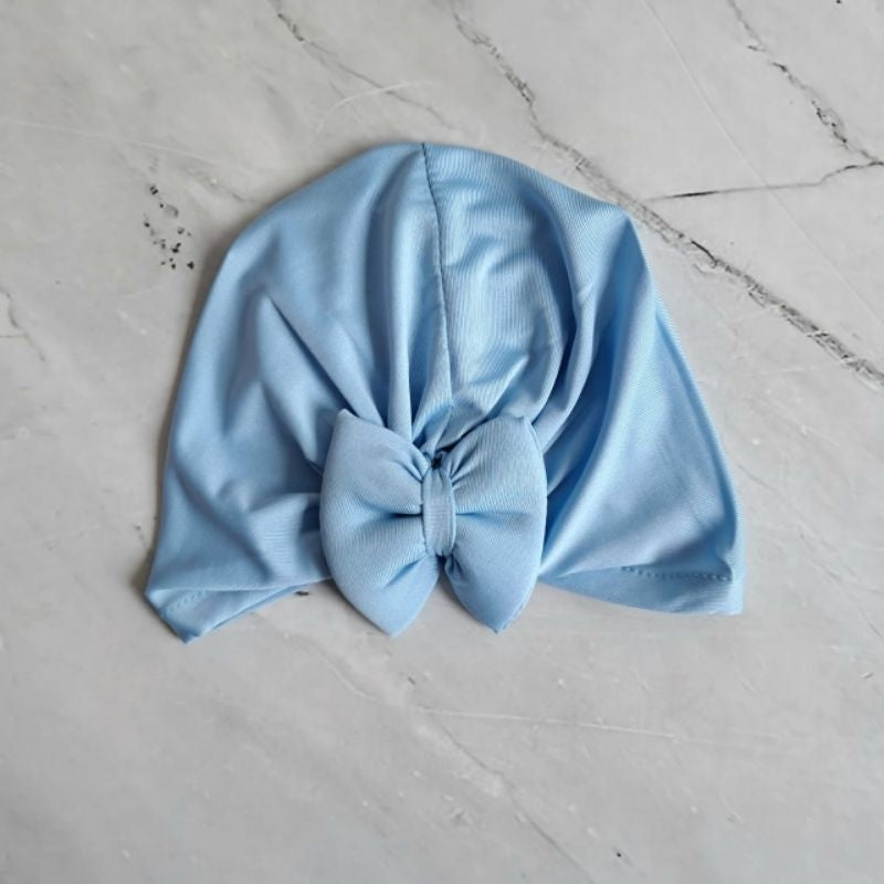 Turban Anak Pita Polos/Turban Kitty Packing plastik perpcs