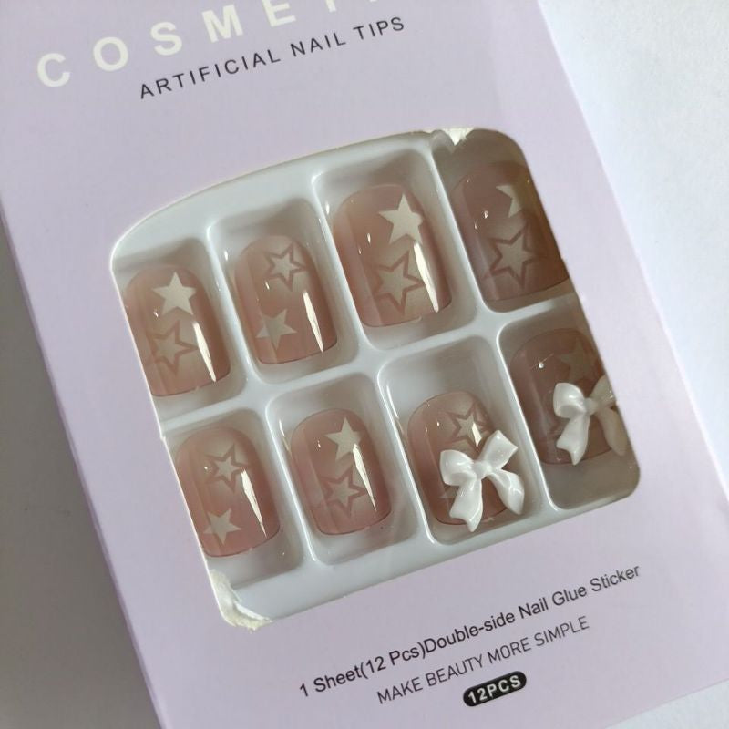 Pekanbaru Kuku Palsu dengan hiasan timbul isi 12 pcs
