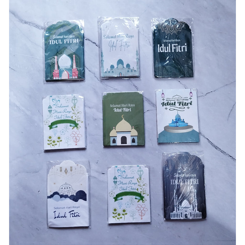 HR AMPLOP LEBARAN MEDIUM ISI 10 PCS HARI RAYA IDUL FITRI  Isi 10 Ukuran MEDIUM Grosir Reseller