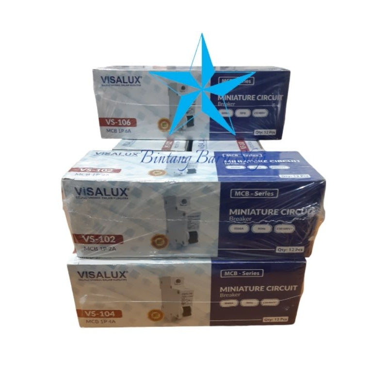 Pekanbaru Mcb Visalux 1 Phase  2A 4A 6A 10A 16A 20A 25A 32A