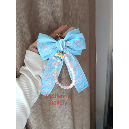 Pekanbaru Hanya 3 Hari Diskon Khusus : Gantungan Tas wanita  Pita Mutiara Clarice Cantik/keychain