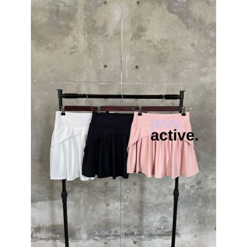 Pekanbaru JevyActive - WM001SK - Pleat Skirt - Celana Olahraga Wanita - Celana Pendek Olahraga Wanita - Rok Wanita