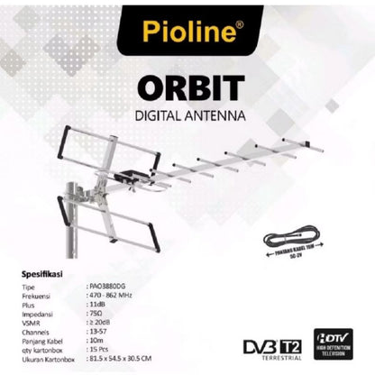 Pekanbaru Antena Intra / Antena Luar / Antena Tv Digital / Antena Outdoor Tv Digital Int 003