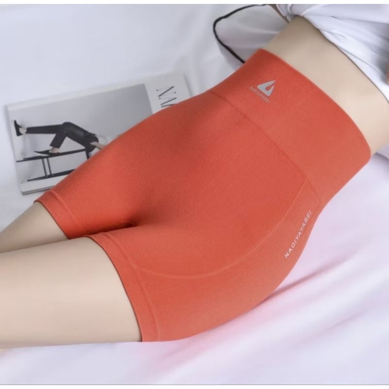 Pekanbaru Celana Legging Ketat Spandex High Waist Sepinggang Boxer Yoga Legging Sport Shot Sport