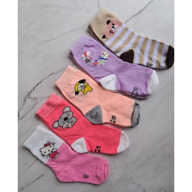 Kaos Kaki Anak Motif Karakter Lucu PAUD, TK dan SD laki-laki, perempuan bahan bagus