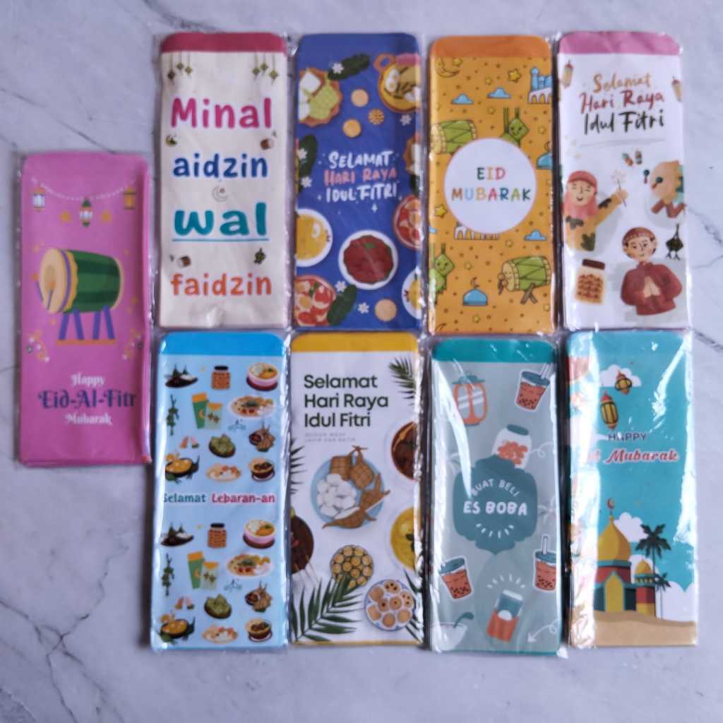 HR- AMPLOP LEBARAN JUMBO BESAR GROSIR ISI 10 PCS HARI LEBARAN Besar Murah Grosir Reseller v