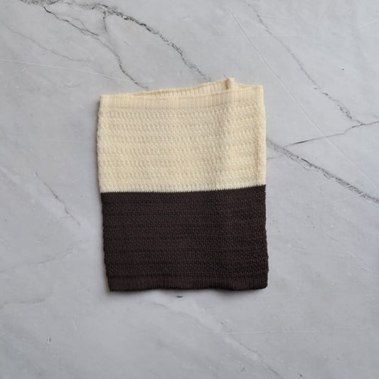 Pekanbaru Ciput rajut 2 warna zig-zag/inner rajut dalaman  kerudung/ciput bandana rajut
