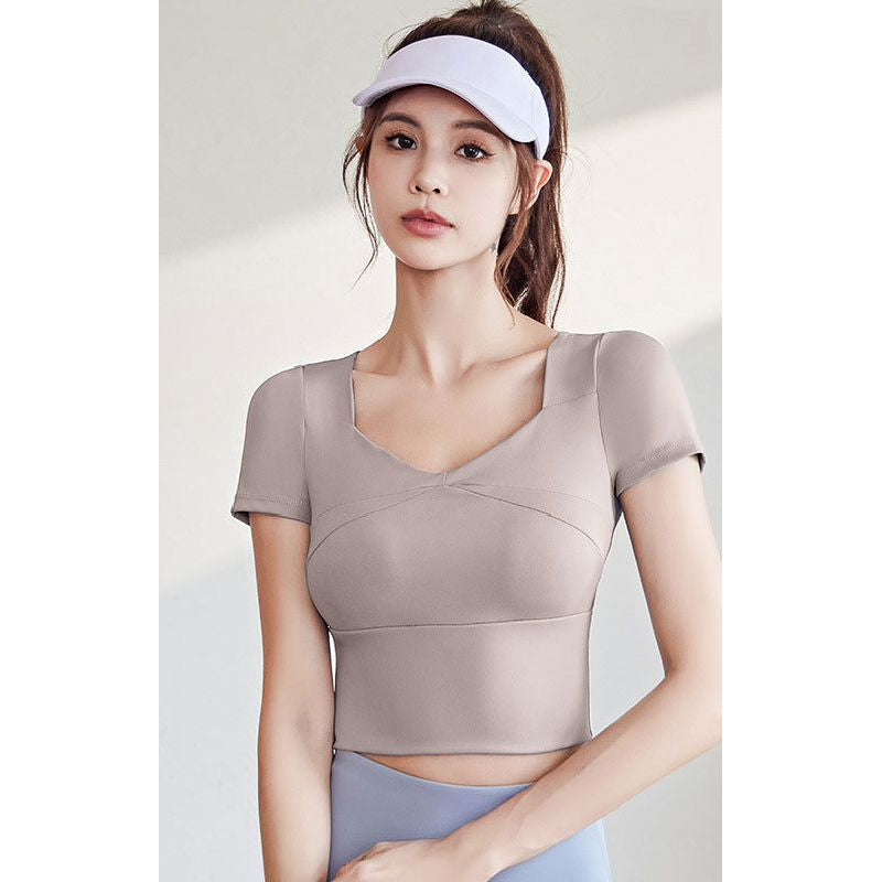 Pekanbaru JevyActive - WM002SS - Jeni Top - Baju Olahraga Wanita - Baju Lengan Pendek