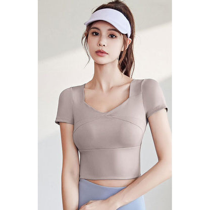 Pekanbaru JevyActive - WM002SS - Jeni Top - Baju Olahraga Wanita - Baju Lengan Pendek