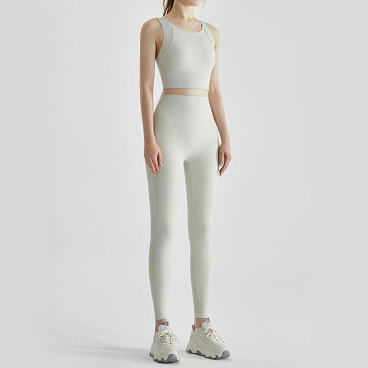 Pekanbaru JevyActive - Sakura Set - Long Pants + Sport Bra Set - Baju Olahraga Wanita