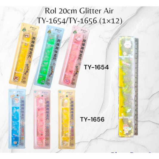 Pekanbaru Penggaris Glitter Air 20Cm Murah