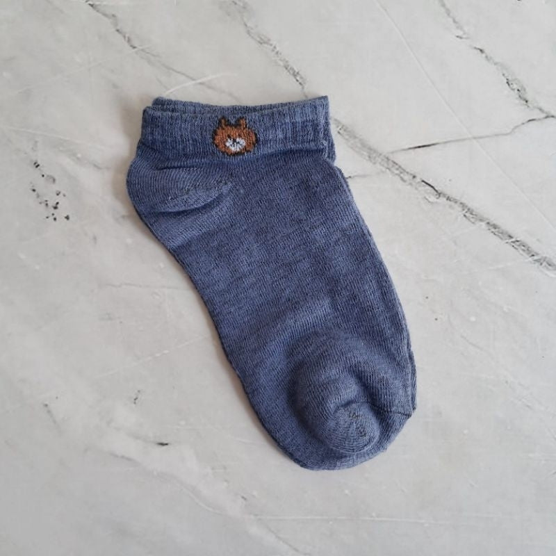 Kaos Kaki Wanita Motif Bear Tebal Terpopuler Kaus Kaki Pendek Lucu