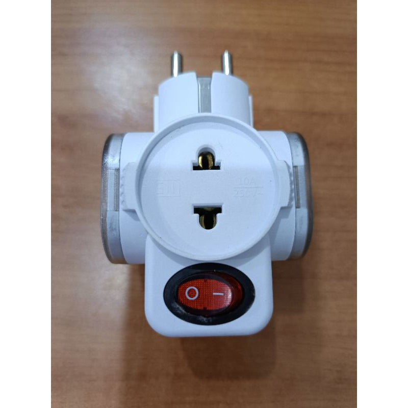 Pekanbaru Cok / Colokan / Steker Cabang Bright G / Mikotek / Steker T Arde Mini