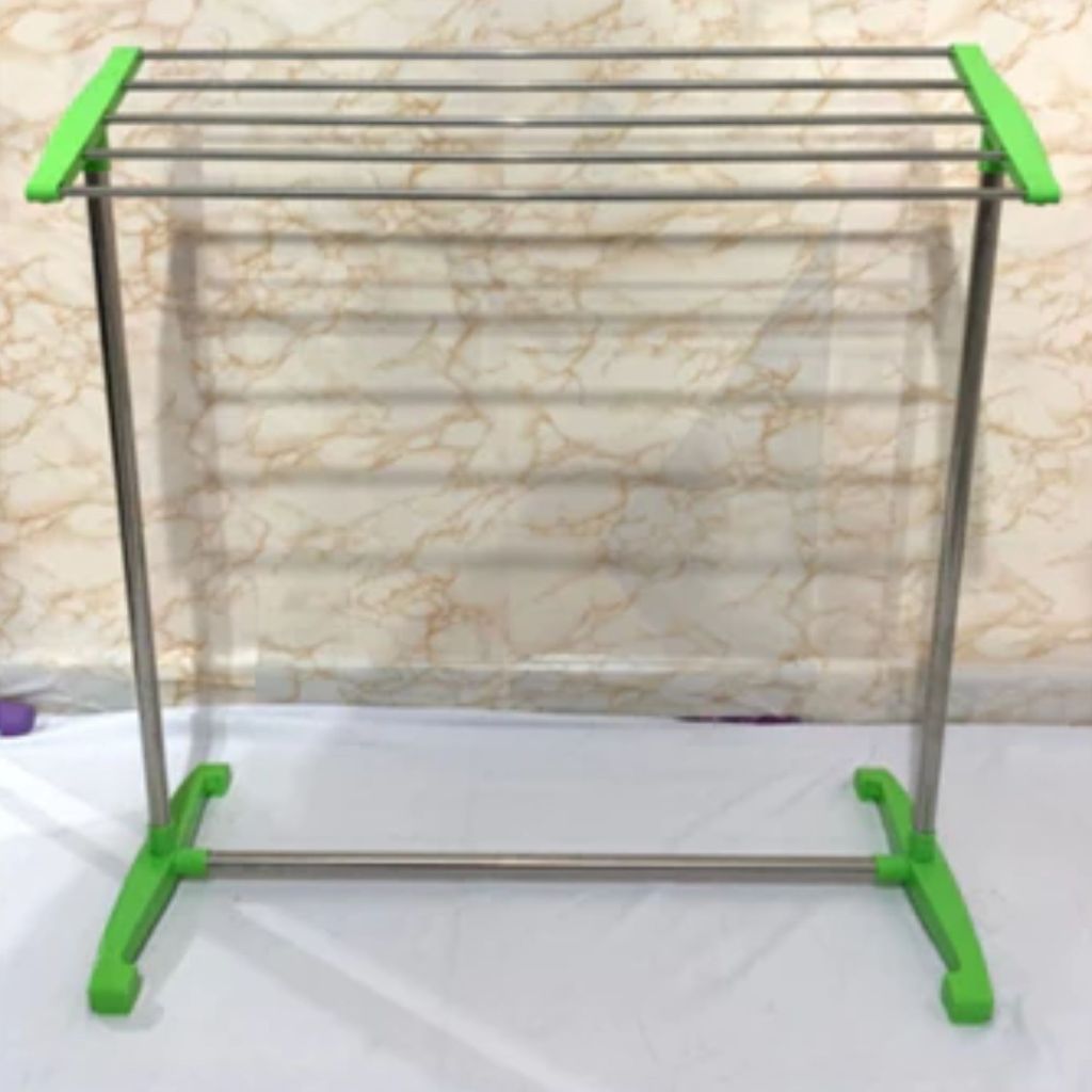 Jemuran Handuk Stainless SUNNY Rak Handuk Gantungan Pakaian Keset Warna Hitam Biru