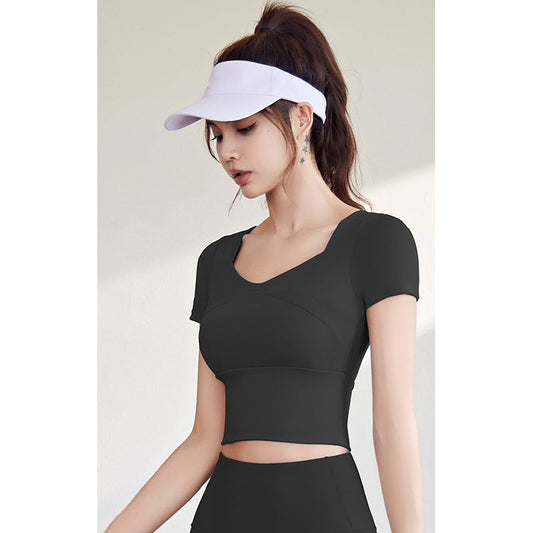 Pekanbaru JevyActive - WM002SS - Jeni Top - Baju Olahraga Wanita - Baju Lengan Pendek
