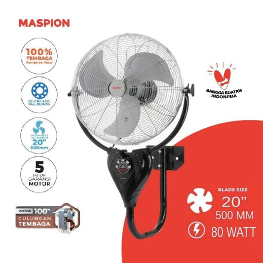 Pekanbaru Kipas Angin Maspion Pw-2002 Rc / Pw 2002 Rc Kipas Angin Dinding / Wall Fan Maspion