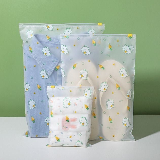 HR-[POUCH ZIPPER] BAG ORGANIZER BAG DENGAN ZIPLOCK PENYIMPANAN BAJU JUALAN FASHION TRAVEL SERBAGUNA