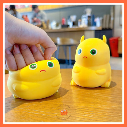 [littlecrab] Mainan Squishy Nailong Pencet Dino Kuning Stress Relief Squish Mainan Remas Gemoy