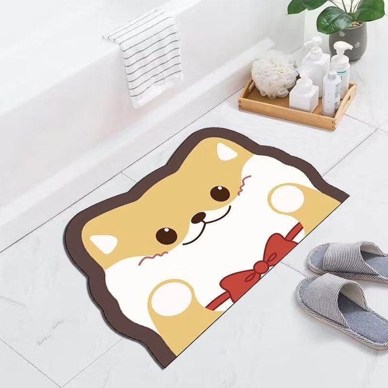 Pekanbaru Keset Lantai Cartoon Anti Slip Daya Serap Tinggi Ukuran 40 X 60 Cm Keset