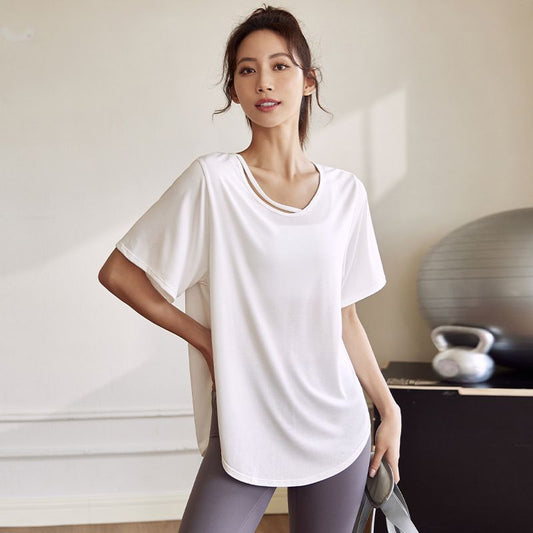 Pekanbaru JevyActive - WM009SS - Sera Top - Baju Olahraga Wanita - Baju Lengan Pendek