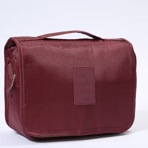 HR- TAS KOSMETIK MANDI GANTUNG Travel Bag Storage Make Up TAS KOSMETIK MANDI GANTUNG Tas Penyimpanan Kosmetik Perlengkapan Mandi Pouch Makeup Wanita Serbaguna Traveling Original Bahan Tebal
