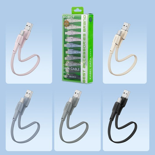 Pekanbaru Kabel Data Robot Rc30 Usb Type C ( 30 Cm )